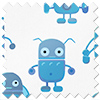 Robo Town, Bot Blue - Roman Blind